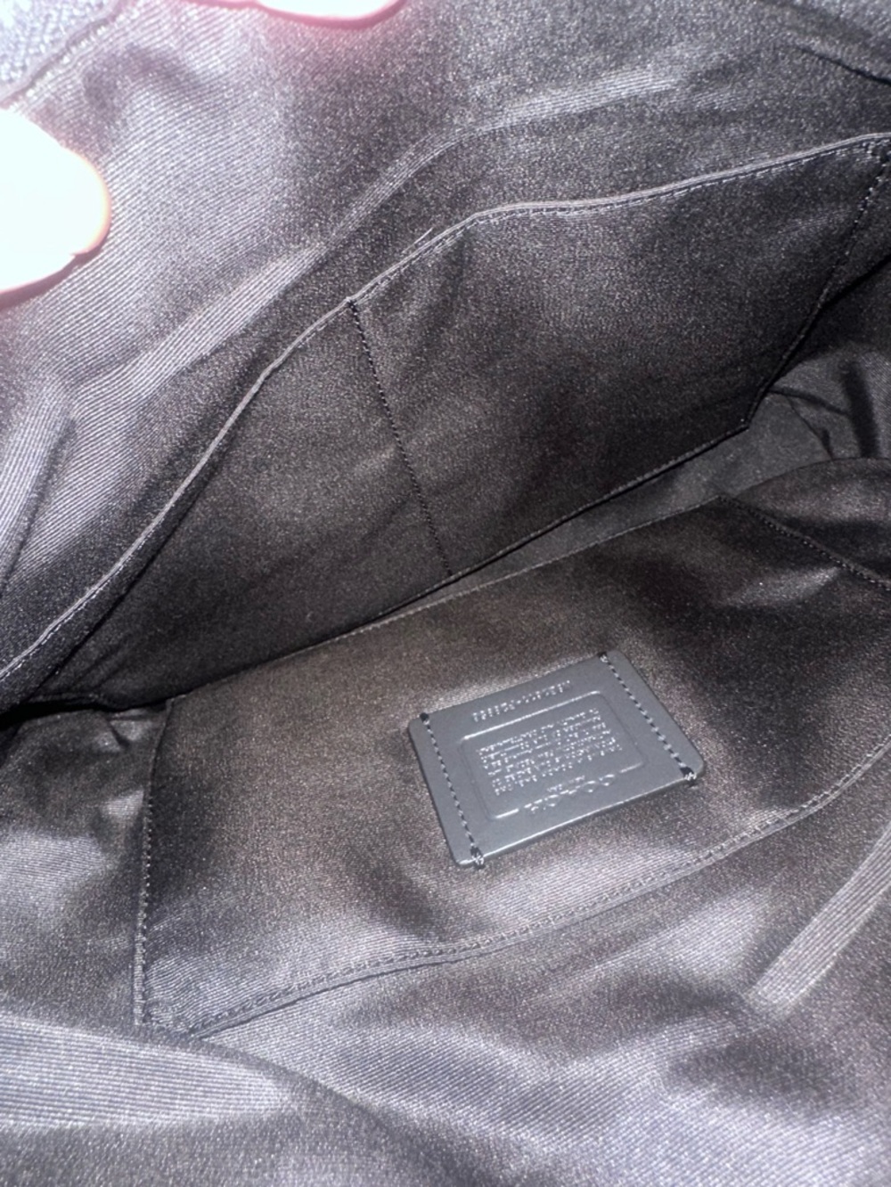 Coach Signature Shoulder Tote in black - Picture 6 of 6